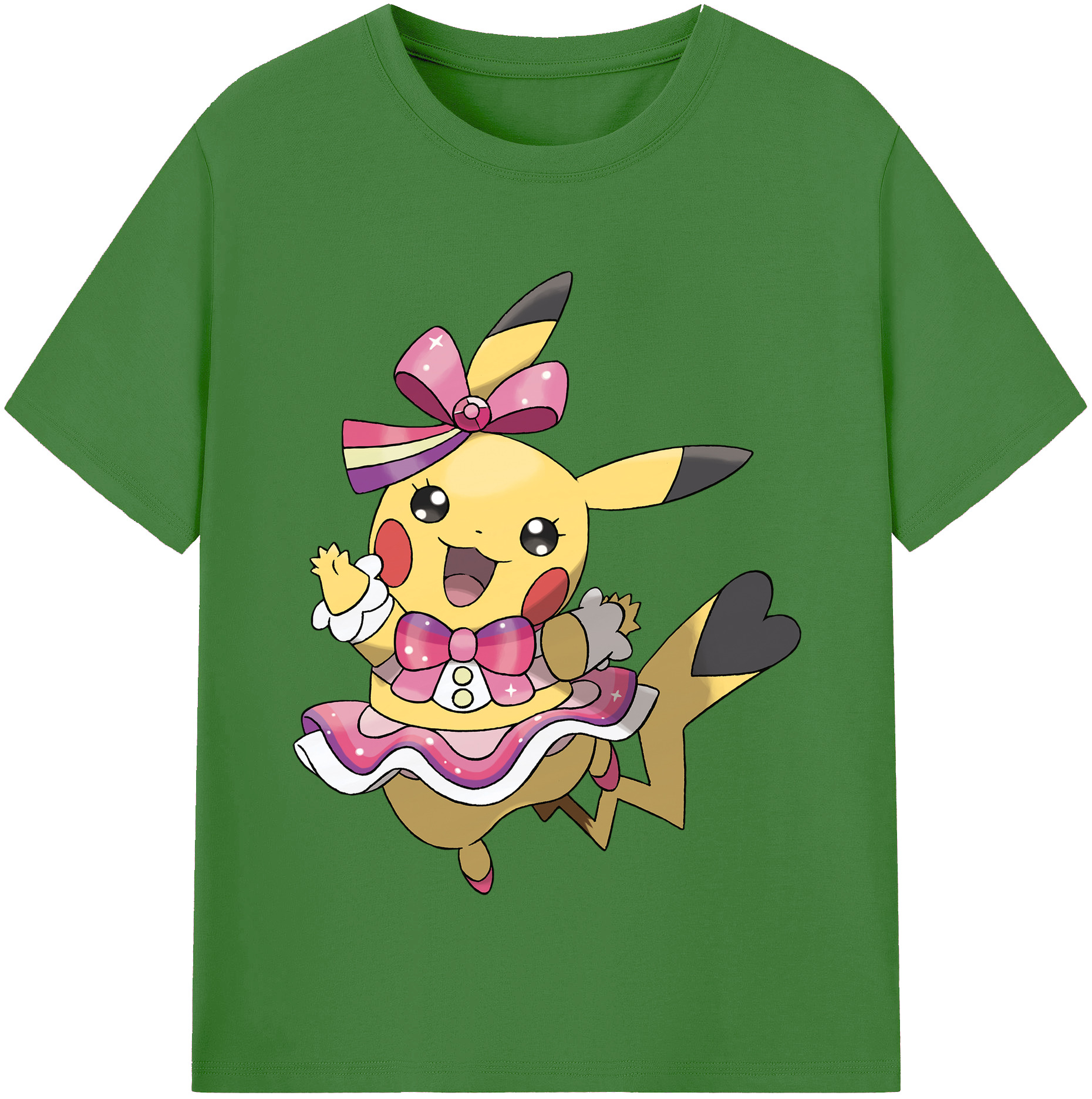 （画像用） ポケットモンスター Pokémon レディースカジュアルプリントTシャツ（綿100％）